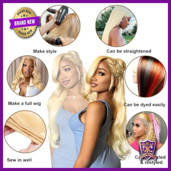 4 Bundle Brazilian Body Wave Human Hair Extensions 10 12 14 16 main image 4